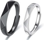 Statement Ring for Couples Bamboo Ring for Women Men Adjustable Wedding Trendy Gold Plated Rings Jewelry Gift