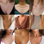 20 PCS Pendant Necklace with 14 PCS Gold,6 PCS Sliver,20 styles of necklaces for Women Jewelry Fashion and Valentine Birthday Party Gift - Image 2