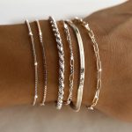 Dainty Silver Plated Bracelets for Women Trendy, Silver Jewelry Set for Women Bracelets for Women Paperclip Box Herringbone Figaro Rope Chain Bracelet Fashion Pack Gifts for Women - Image 2